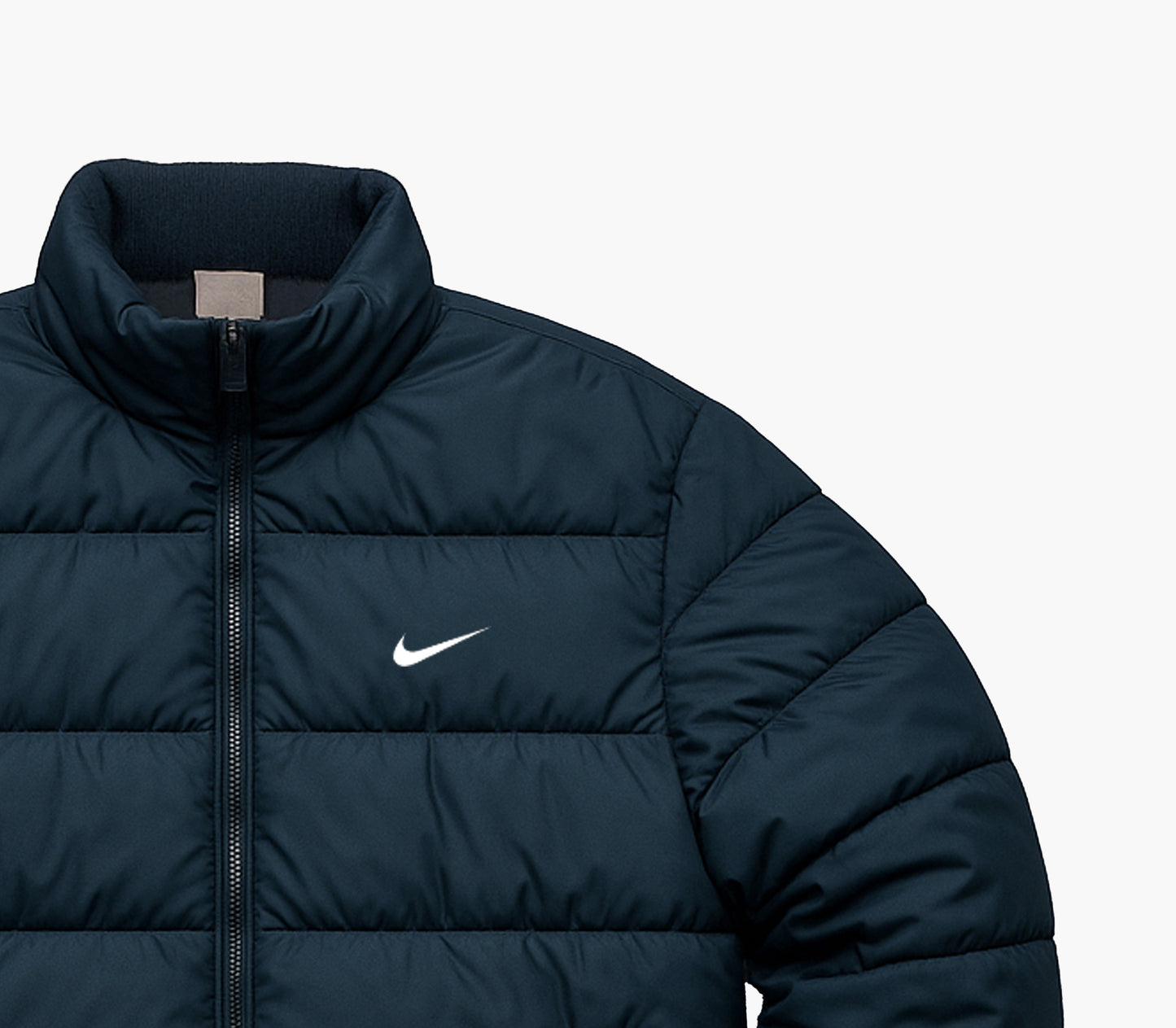 Nike Vintage Solo Swoosh Puffer Jacket Black / Navy Oregon (M)