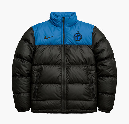 Nike Inter Puffer Jacket Black / Blue (M)