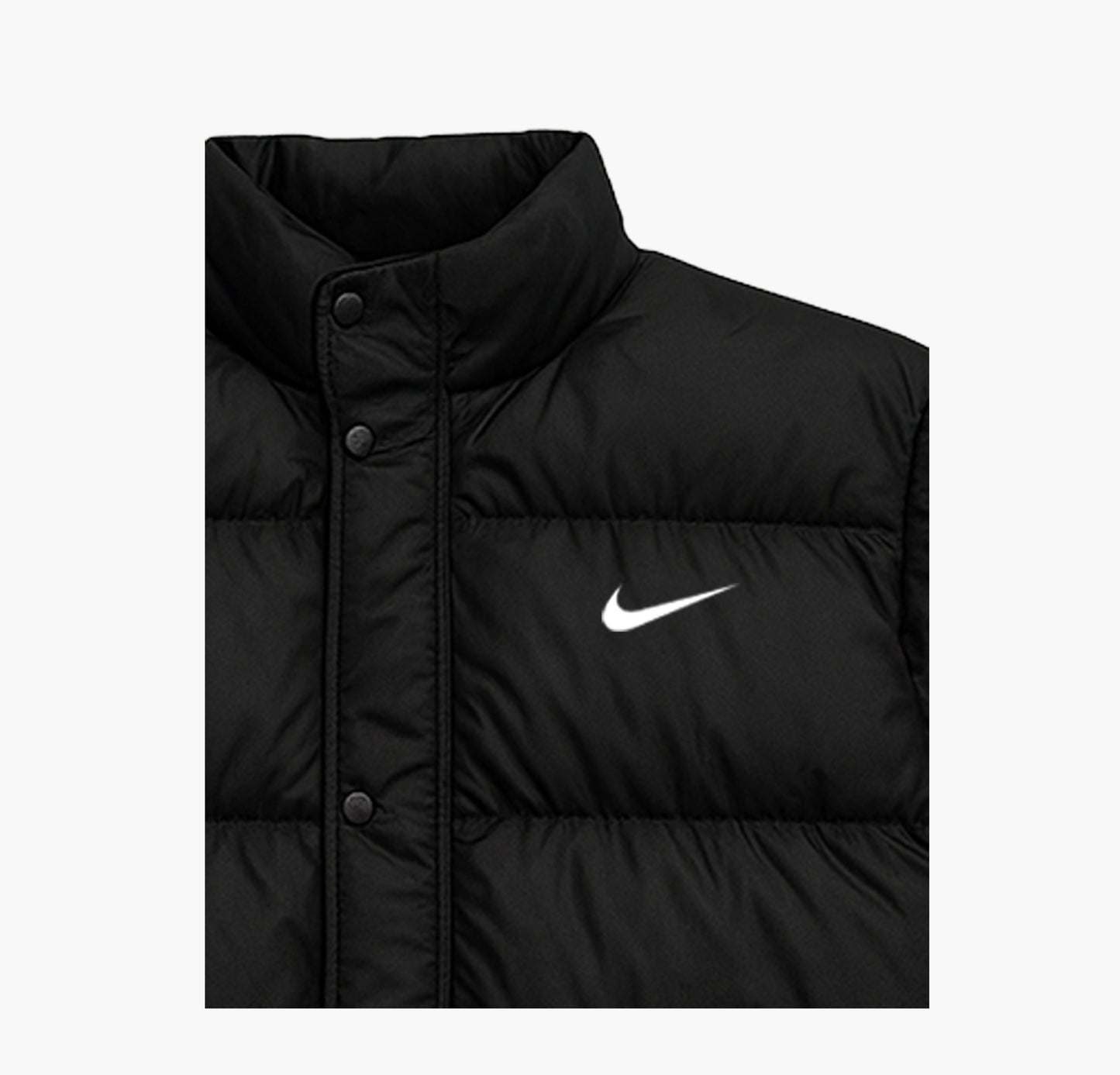 Nike Vintage Puffer Jacket Black / White (M)