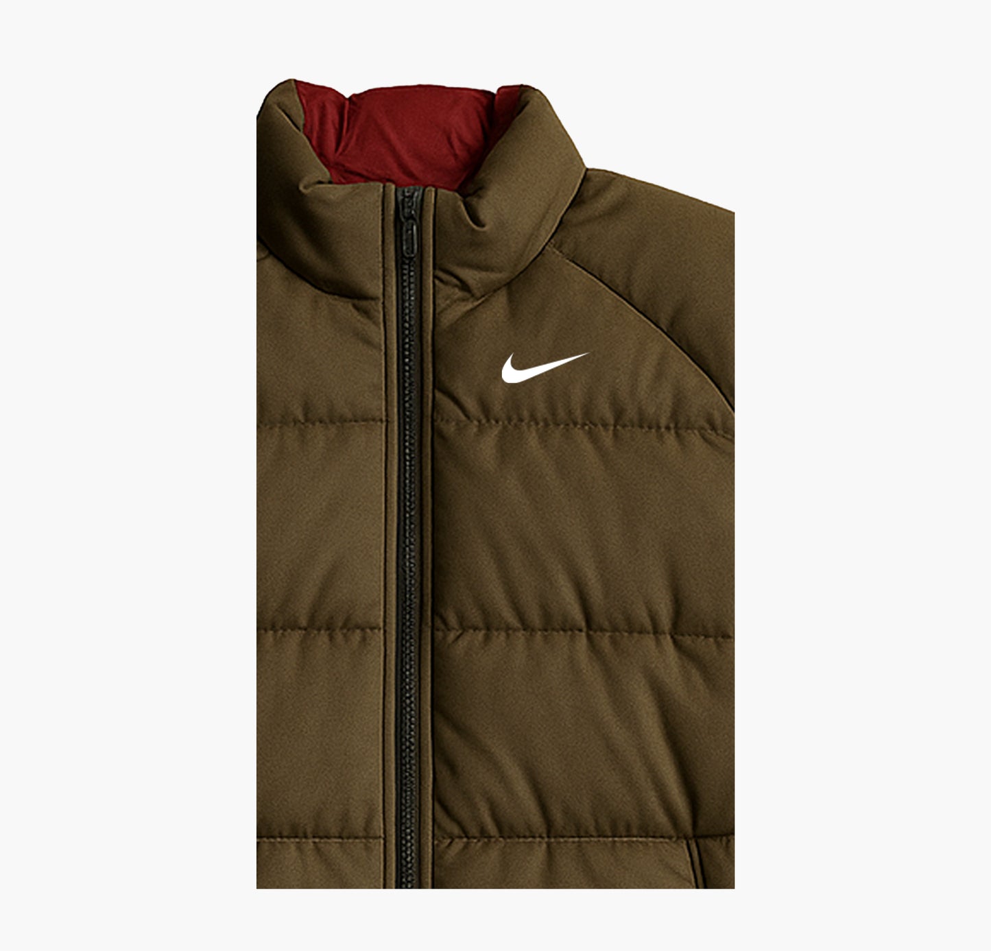 Nike Vintage Puffer Jacket Khaki / Dark Green (S)