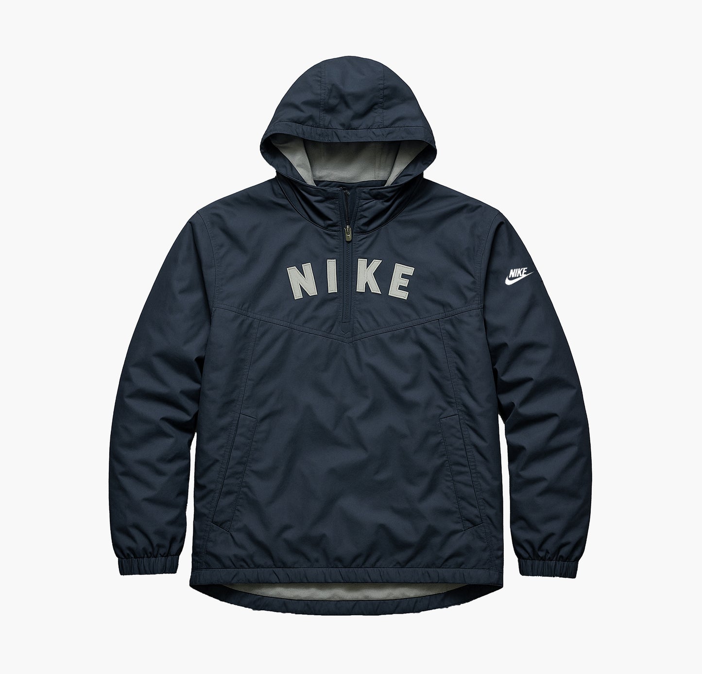Nike Vintage Winter Pullover Jacket Navy / Turquoise (S)