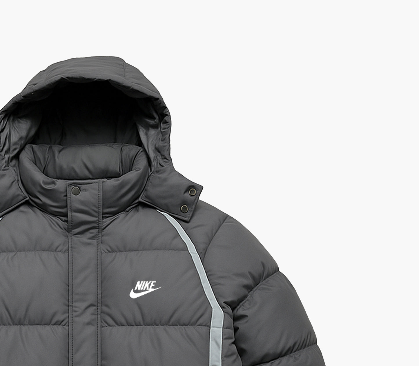 Nike Vintage Puffer Jacket Removable Hood (L)
