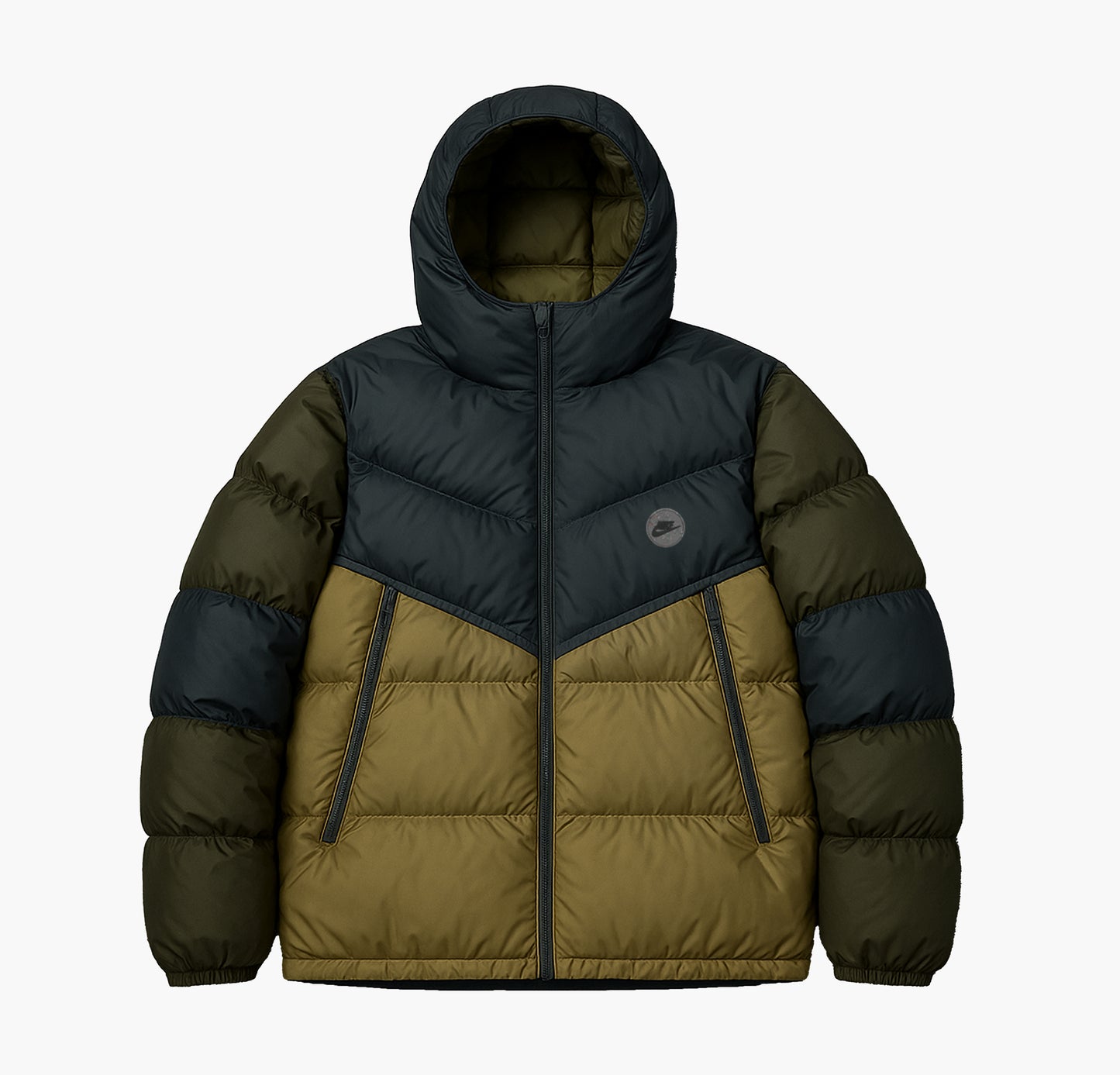 Nike Storm-Fit Winter Puffer Jacket Black / Khaki (XL)