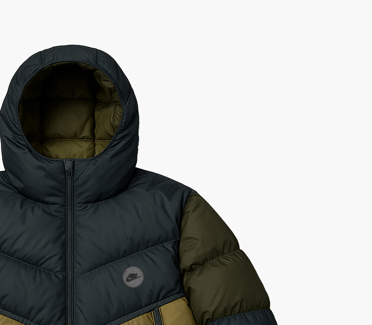 Nike Storm-Fit Winter Puffer Jacket Black / Khaki (XL)