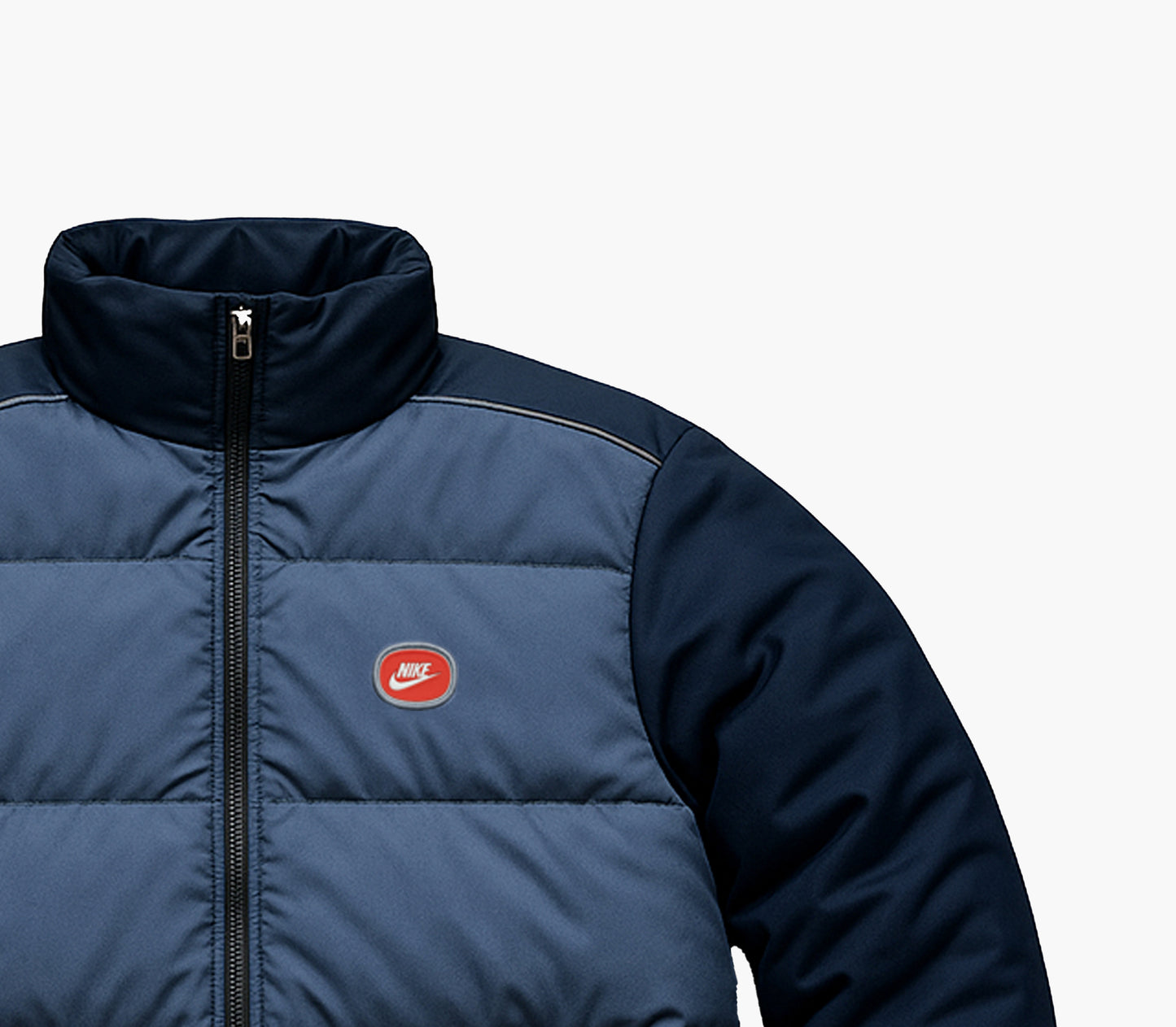 Nike Vintage Puffer Jacket Light Blue / Navy (XL)