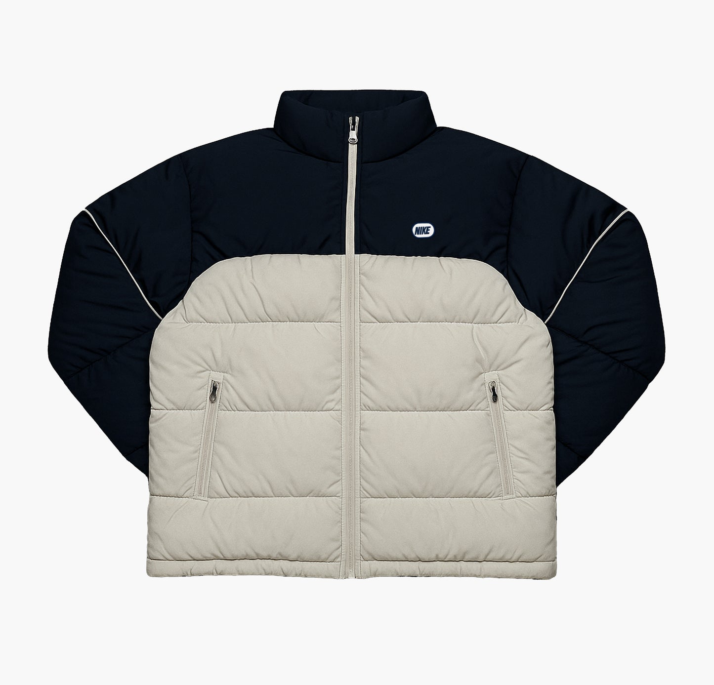 Nike Vintage Down Jacket White / Navy (M)