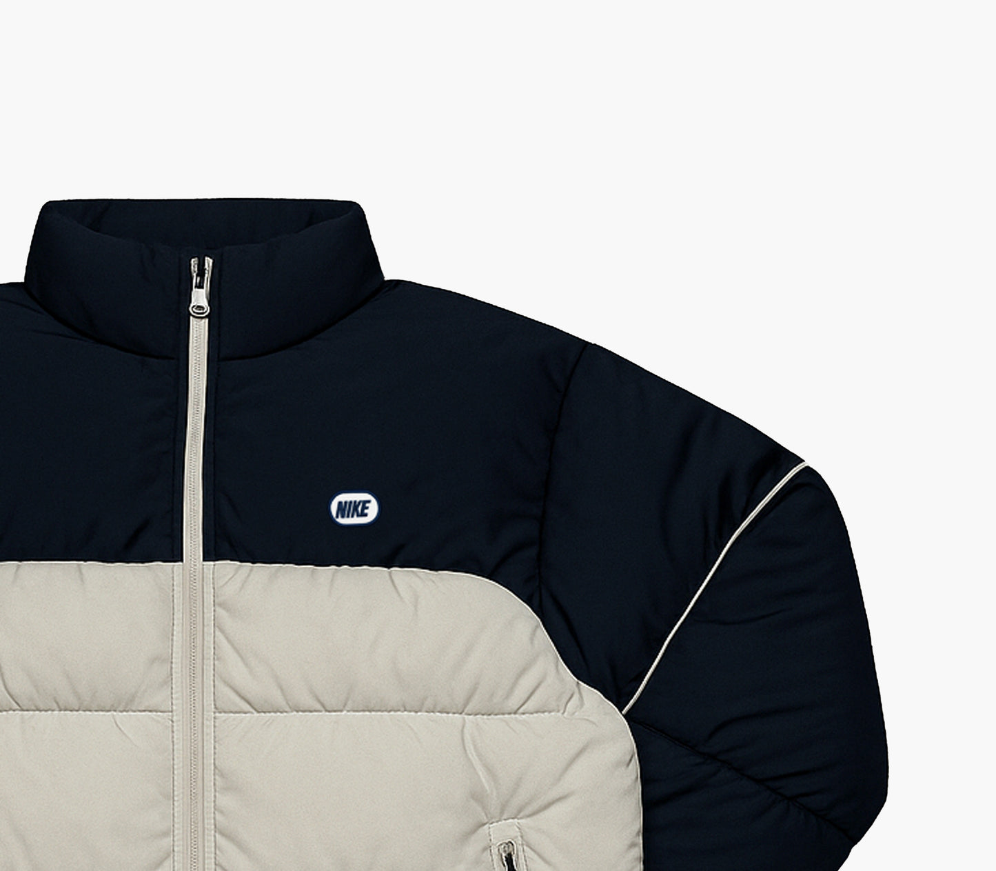 Nike Vintage Down Jacket White / Navy (M)