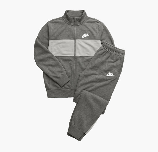 Nike Vintage Tracksuit Embroidered Logo Grey & White (S)