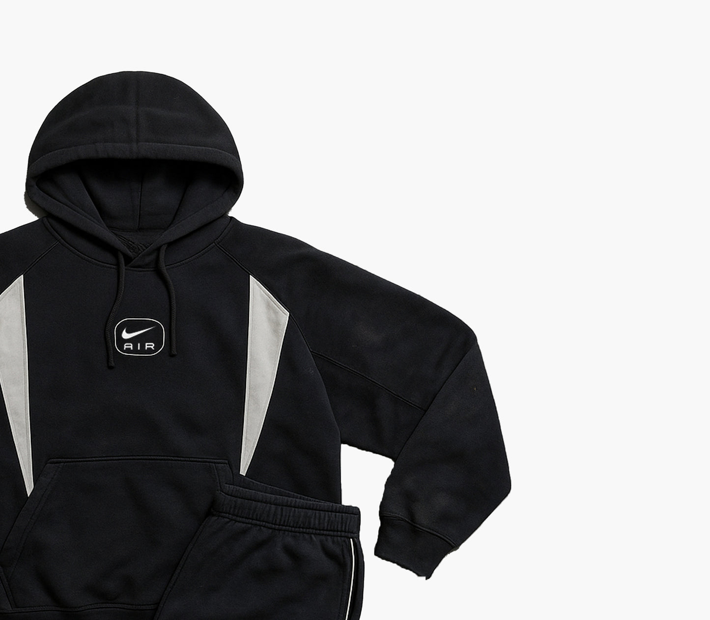 Nike Vintage Tracksuit Embroidered Logo Black (S)