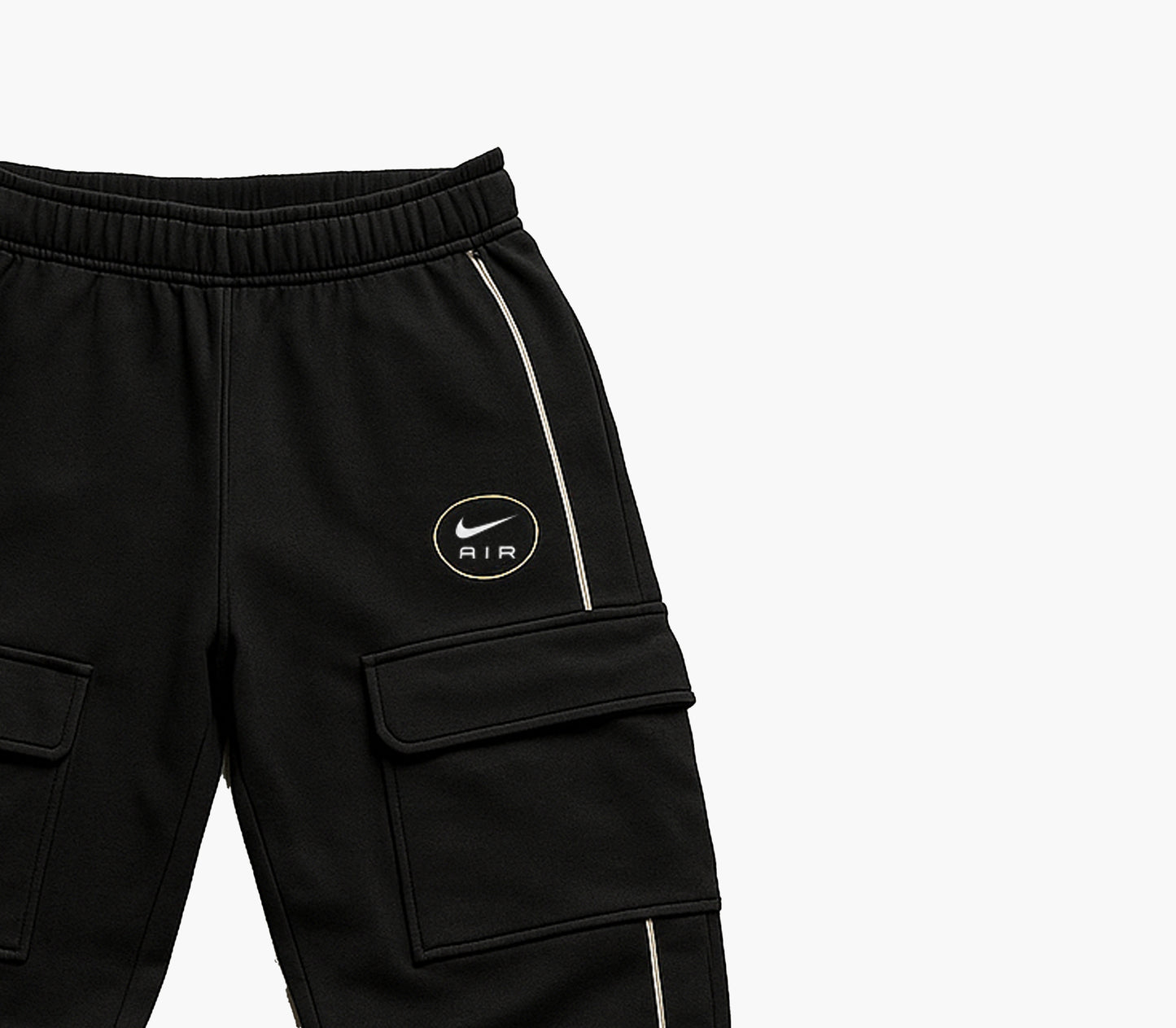 Nike Vintage Tracksuit Embroidered Logo Black (S)