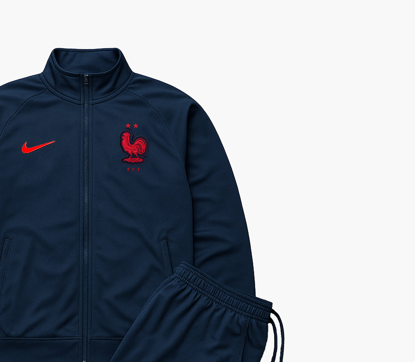 Nike France Navy & Red Tracksuit Set (S)