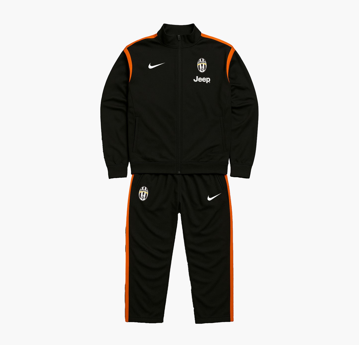 Nike Juventus Turin Vintage Y2K Grey & Orange Tracksuit (S/M)