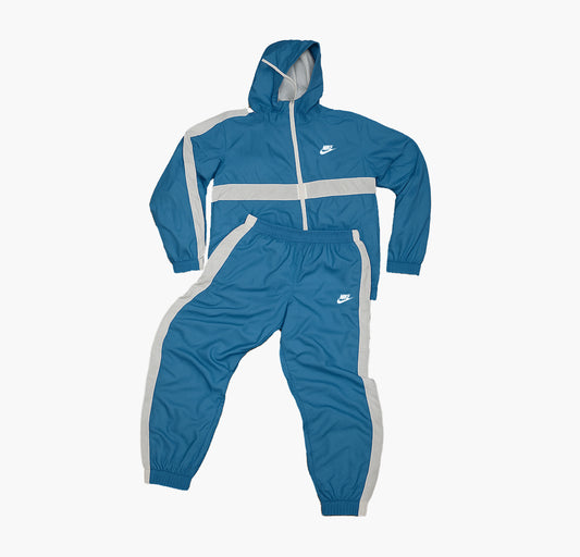 Nike Blue & White Tracksuit Set (L)