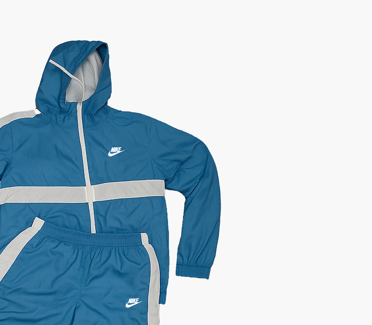 Nike Blue & White Tracksuit Set (L)