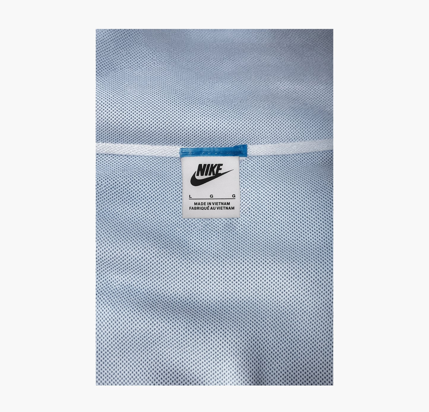 Nike Light Blue & White Nylon Tracksuit Set (L)