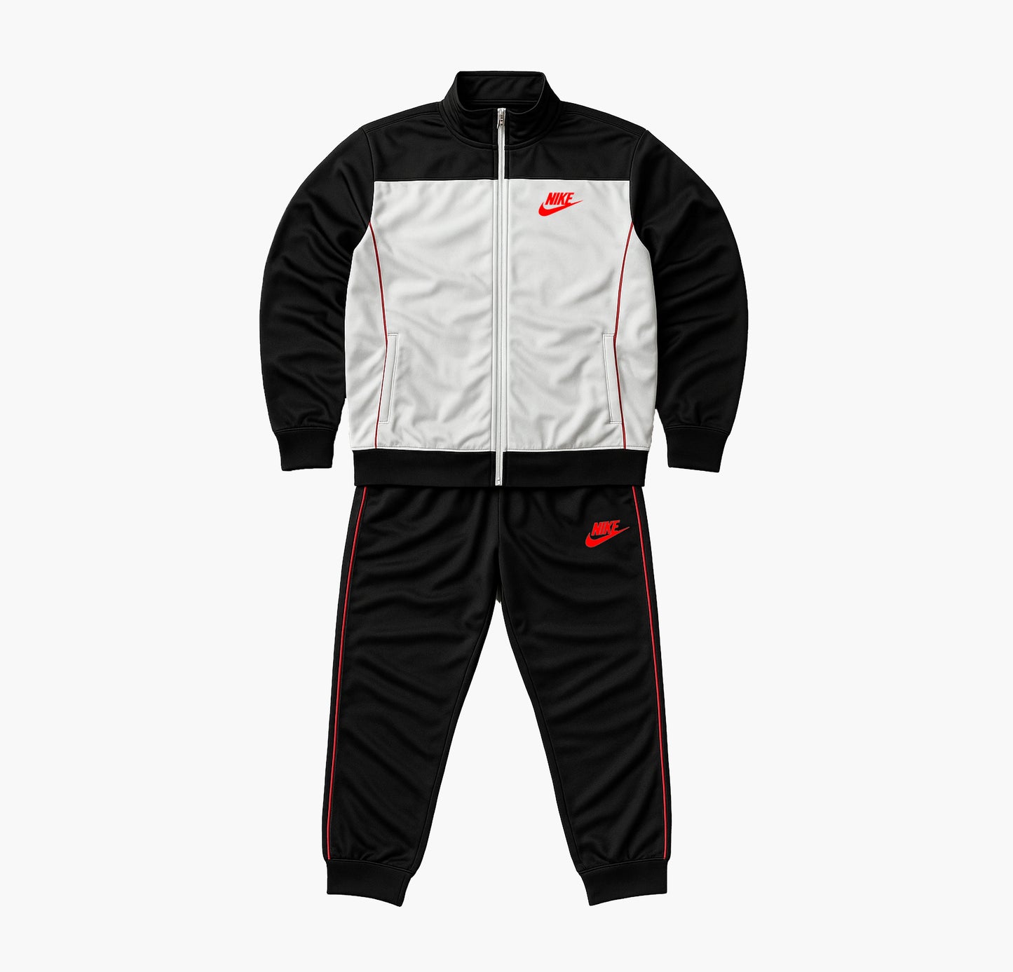 Nike Vintage Black & Navy Tracksuit (XL)