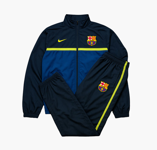 Nike FC Barcelona Vintage 90s Blue & Navy Tracksuit (S)