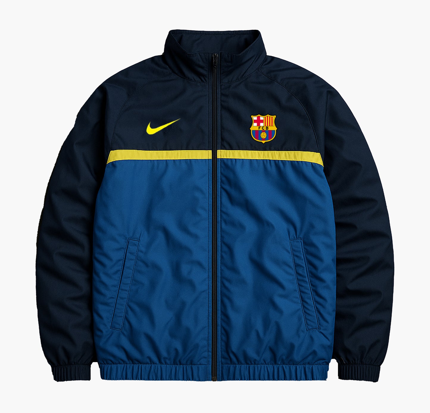 Nike FC Barcelona Vintage 90s Blue & Navy Tracksuit (S)