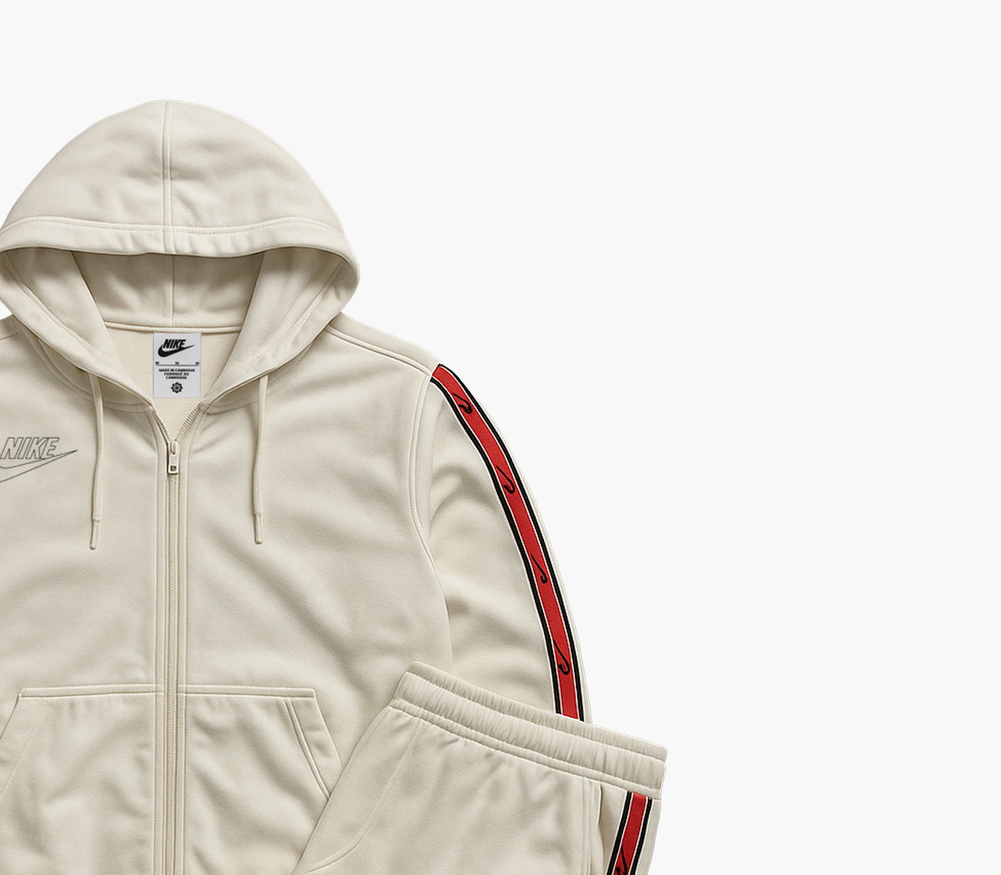 Nike White Tracksuit Set (S/M)