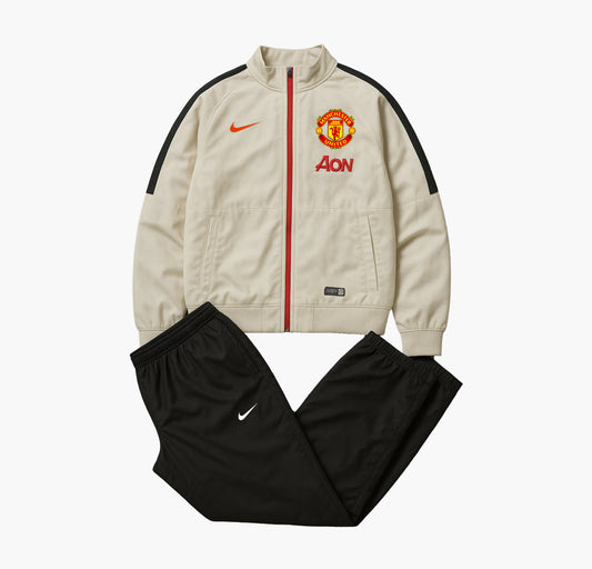 Nike Manchester United Vintage Black & White Tracksuit (S)