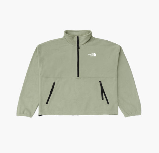 The North Face Quarter Zip Fleece Sweatshirt Embroidered Logo