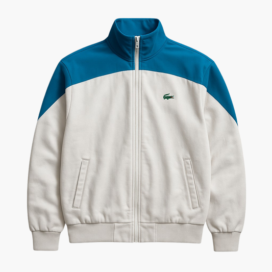 Lacoste Vintage White & Blue Jacket (M)
