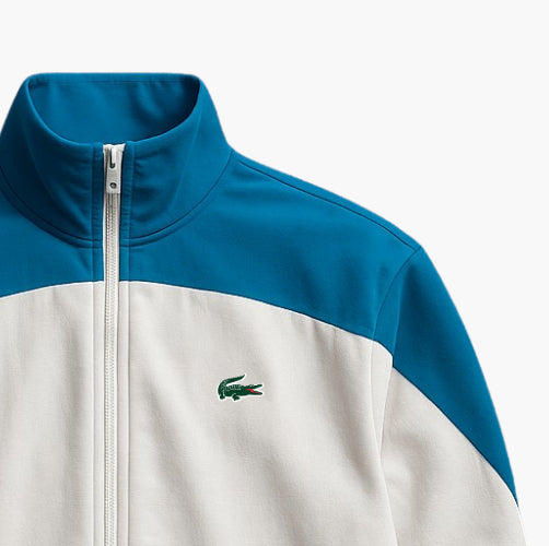 Lacoste Vintage White & Blue Jacket (M)