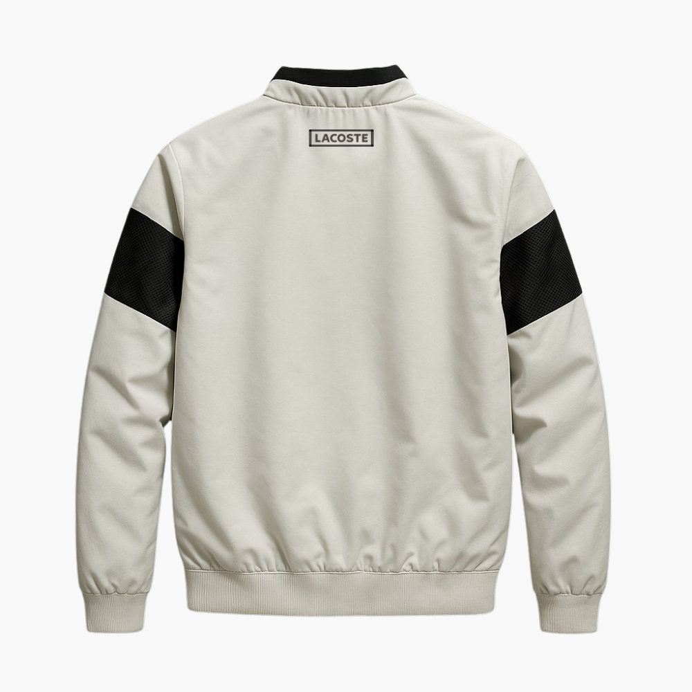 Lacoste White & Black Track Jacket (M)