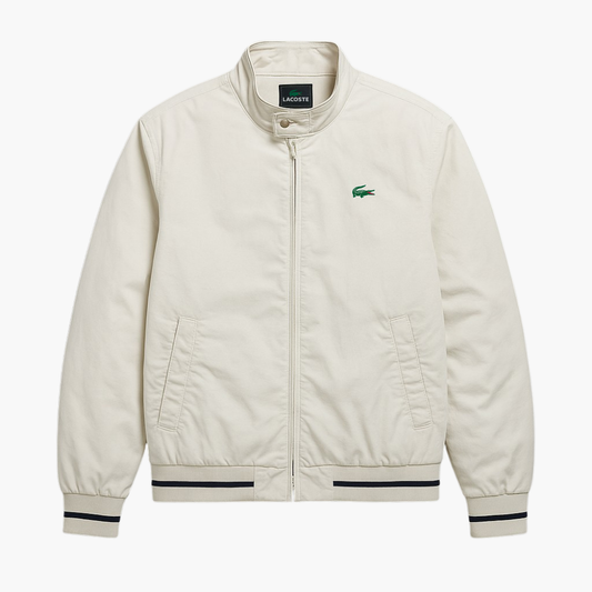Lacoste White & Blue Pullover Jacket (L)