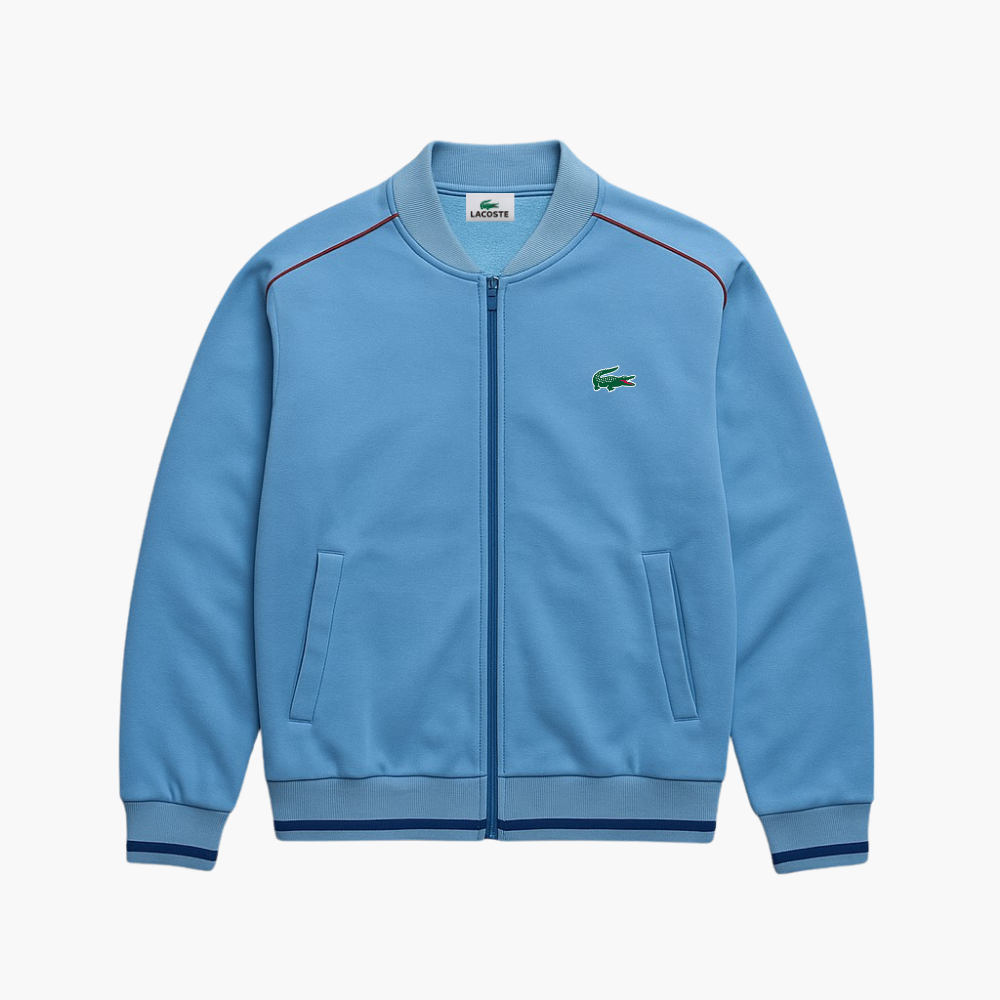 Lacoste Light Blue Vintage Tennis Jacket (L)
