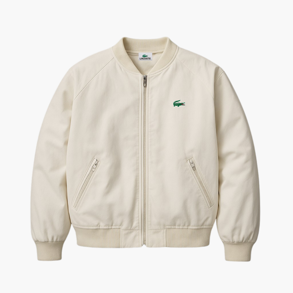 Lacoste Cream-Colored Jacket (M)