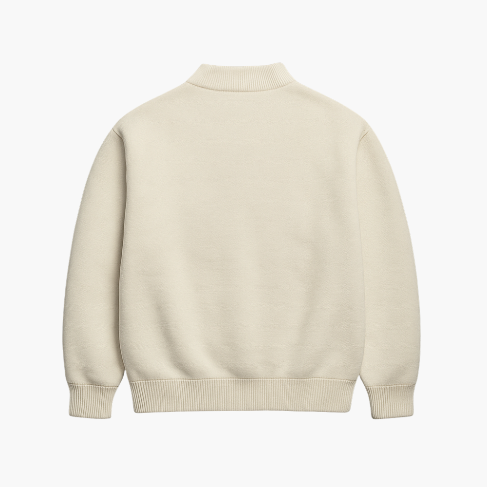 Lacoste Beige Vintage Wool Blend Sweater (XL / fits L–XL)