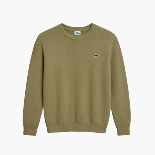 Lacoste Light Khaki Oversized Sweater (XL)
