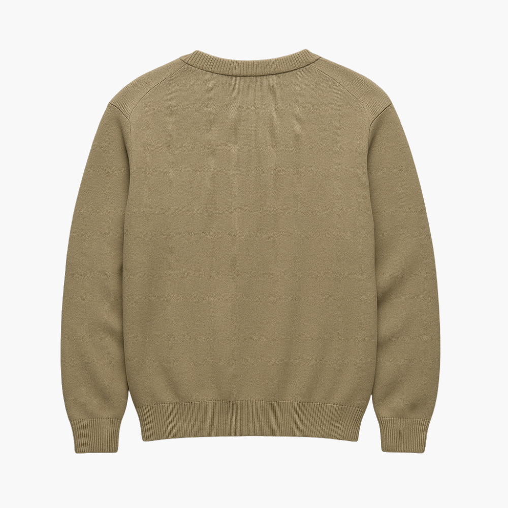 Lacoste Light Khaki Oversized Sweater (XL)