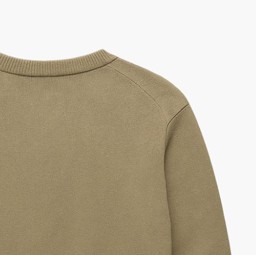 Lacoste Light Khaki Oversized Sweater (XL)