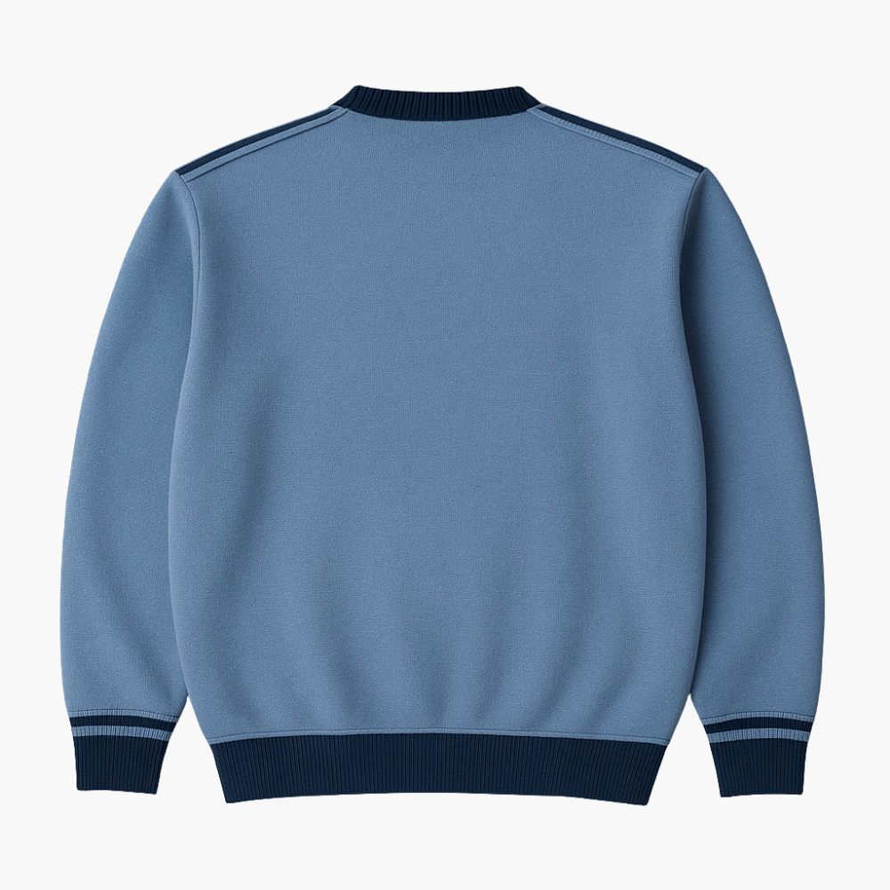 Lacoste Light Blue Cotton Sweater (XL / FR 5)