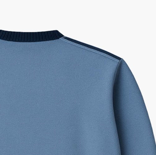 Lacoste Light Blue Cotton Sweater (XL / FR 5)