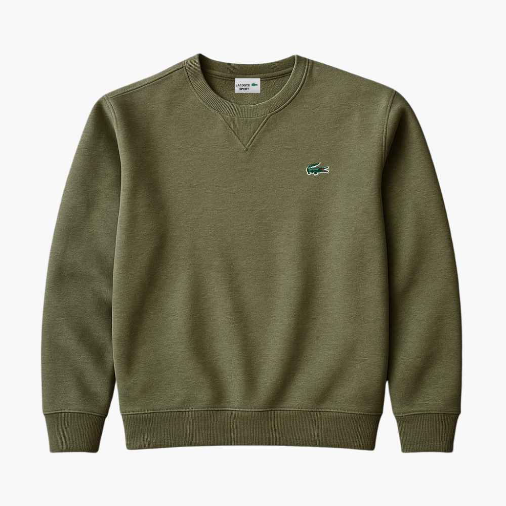 Lacoste Dark Green / Khaki Sweatshirt (L)