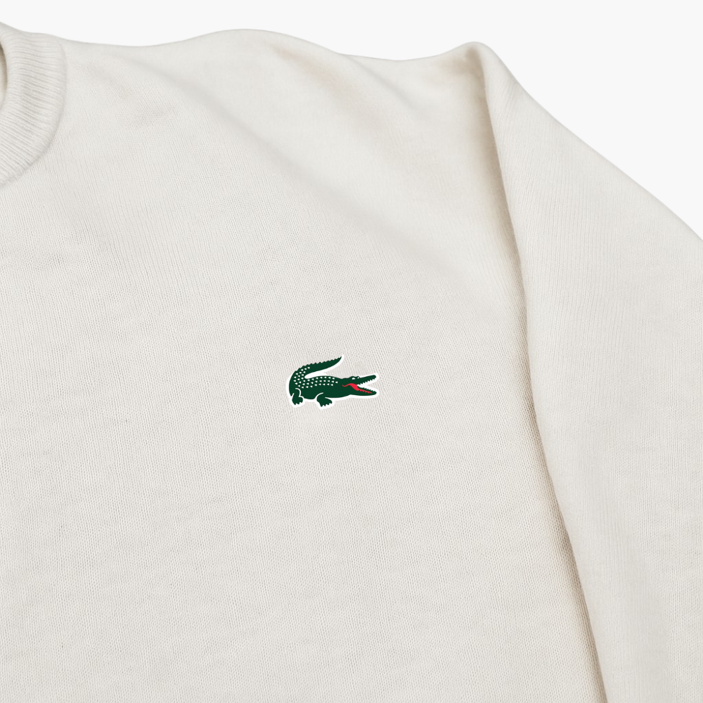 Lacoste White Sweater (XL)