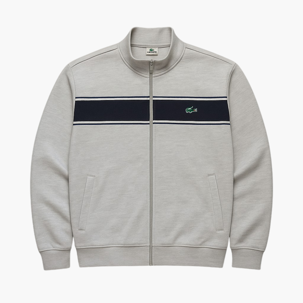 Lacoste Blue Zip Sweater (XL)