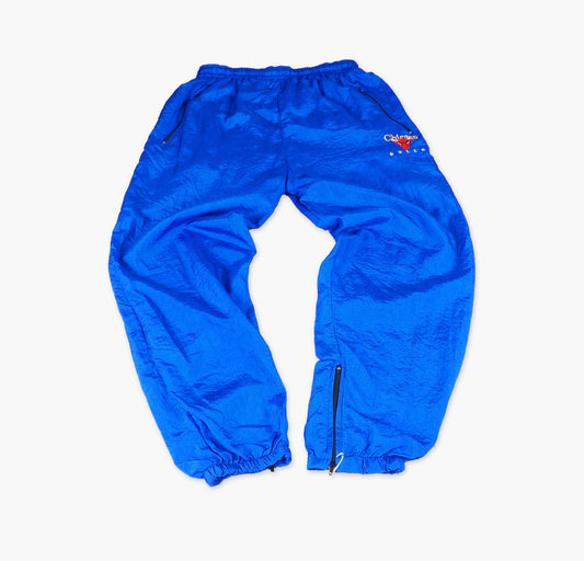 Chicago Bulls Nylon Track Pants Gesticktes Logo (XS)
