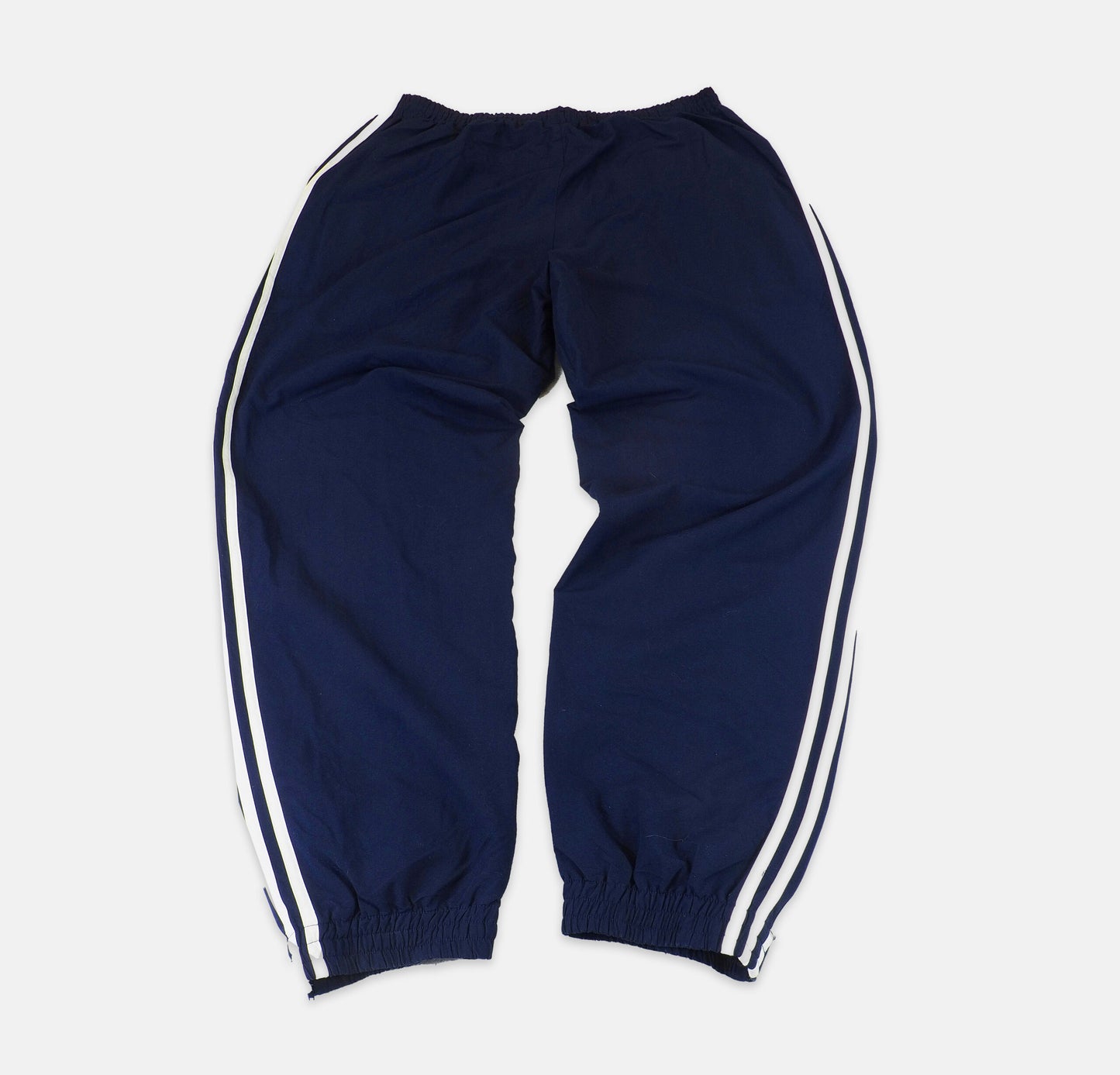 Adidas Nylon Track Pants Gesticktes Logo (L)