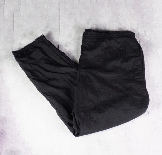 Reebok Nylon Track Pants Gesticktes Logo (L)
