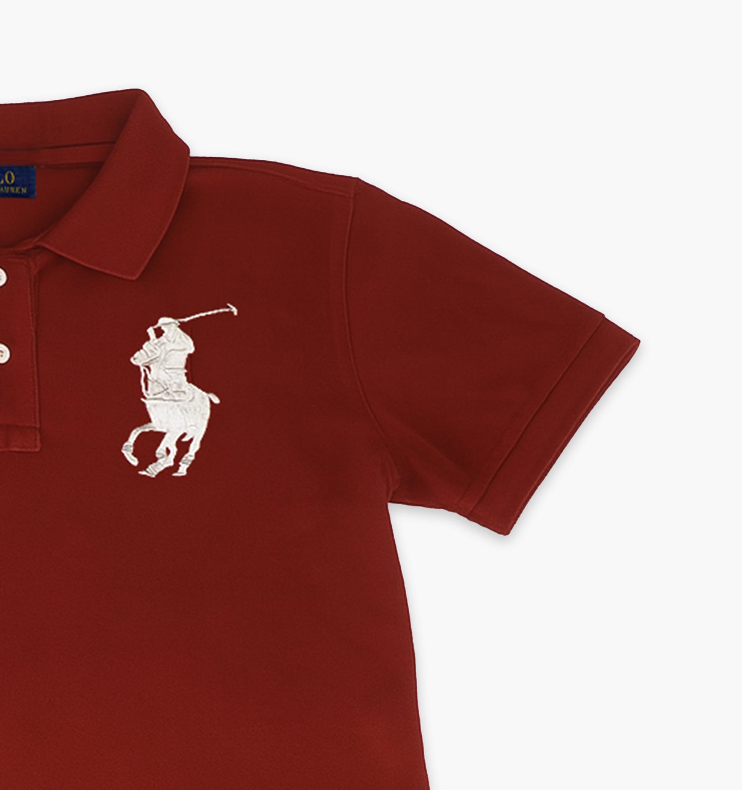 Ralph Lauren Cotton Polo Shirt Stitched Logo (S) 9