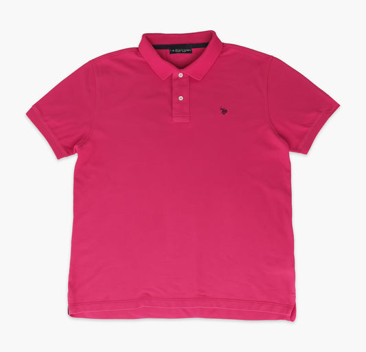 US Polo Assn Cotton Polo Shirt Stitched Logo (XL)
