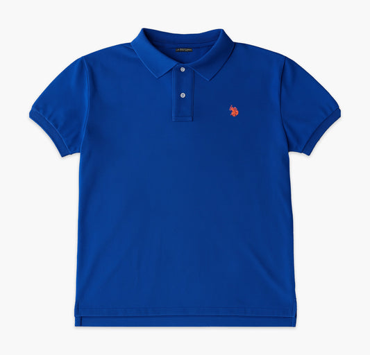 US Polo Assn Polo Cotton Polo Shirt Stitched Logo (L)