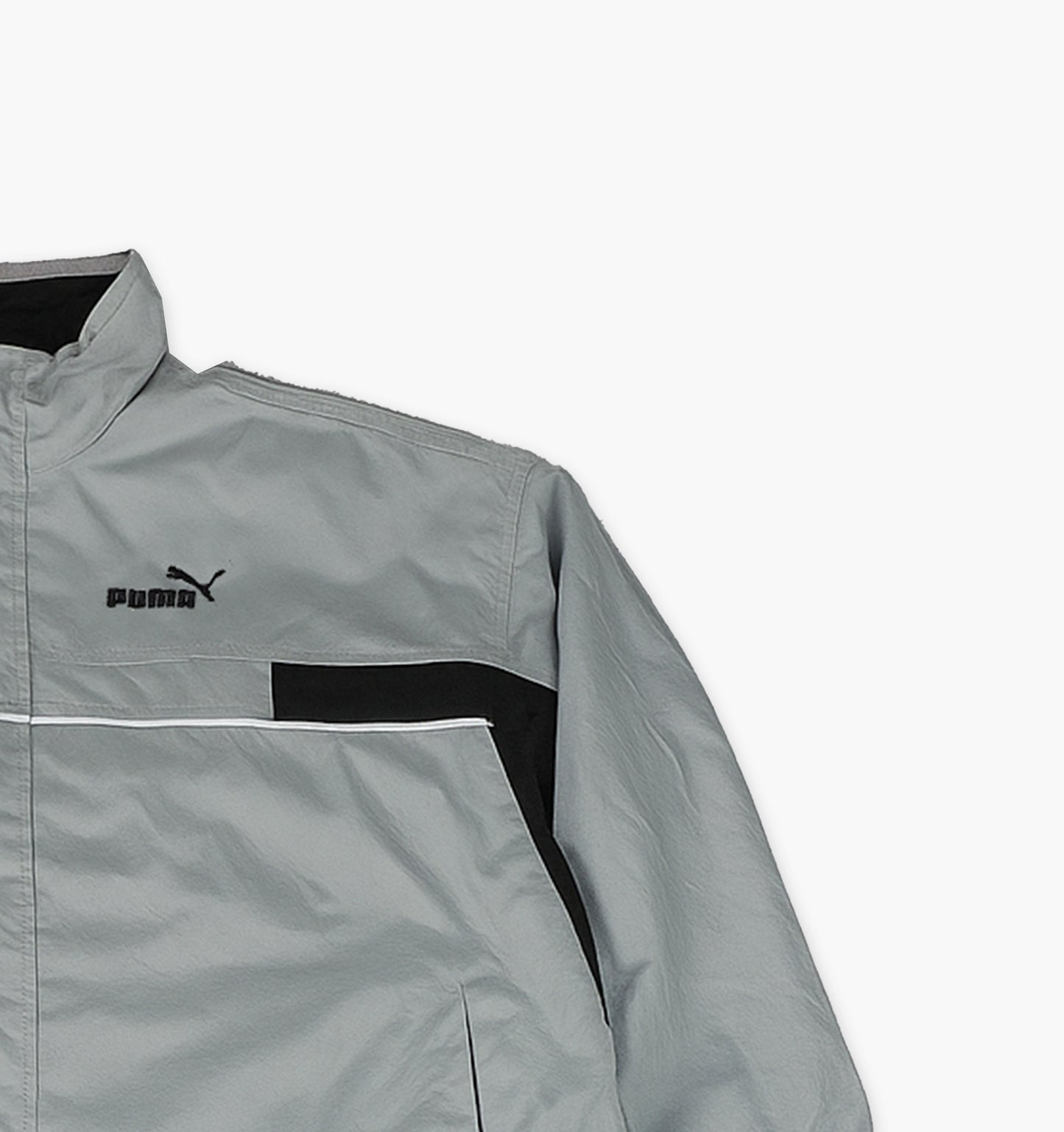 Puma Nylon Track Jacket Gesticktes Logo (S)