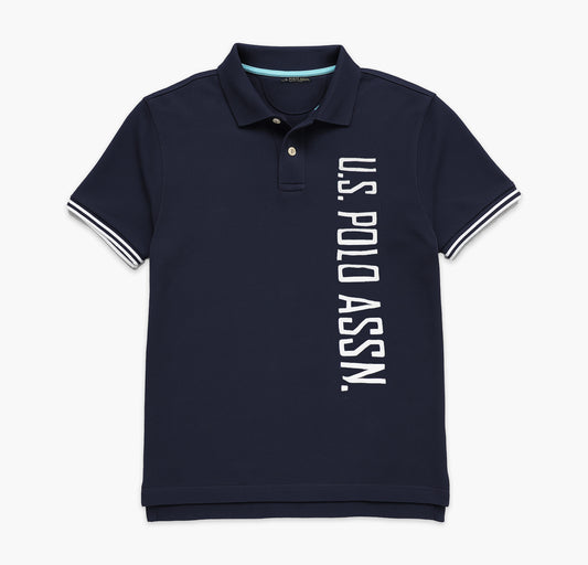 US Polo Assn Cotton Polo Shirt Stitched Logo (XL)