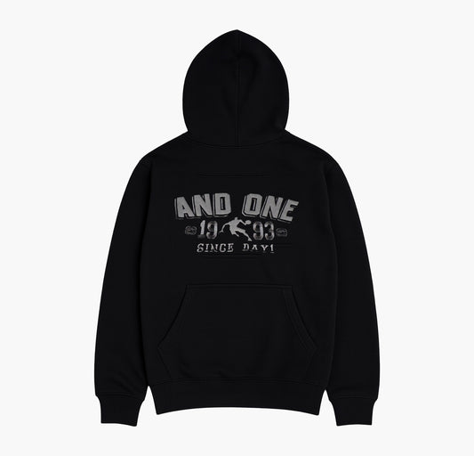 Vintage Cotton Hoodie Stitched Logo (M)