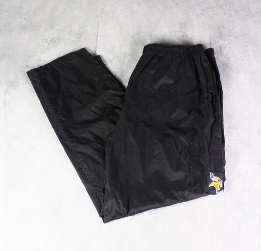 NFL Vikings Nylon Track Pants Gesticktes Logo (XL)